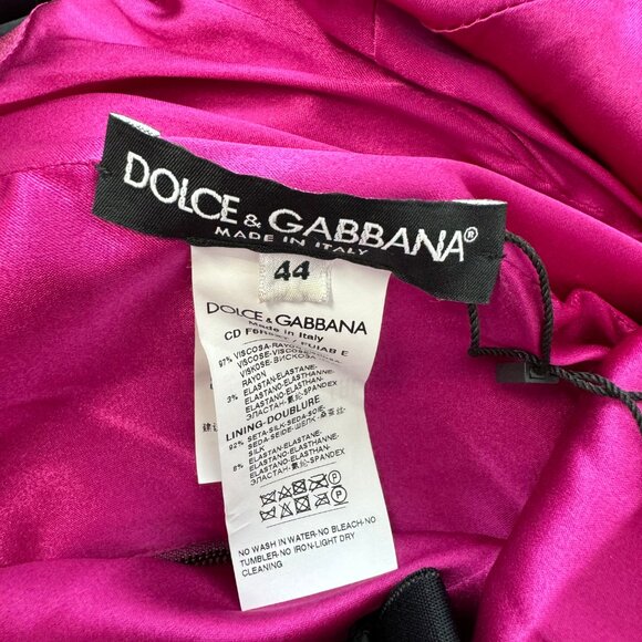 Dolce and Gabbana Metalic Ruched Mini Dress - Picture 4 of 5